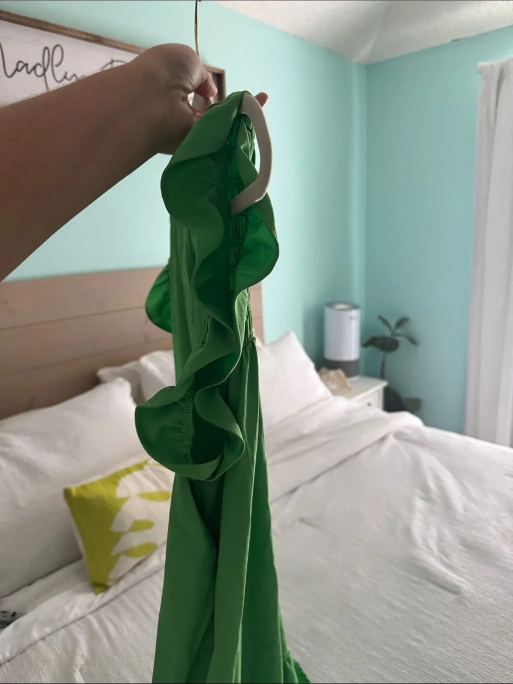 NWT Michele McDowell green dress 2x